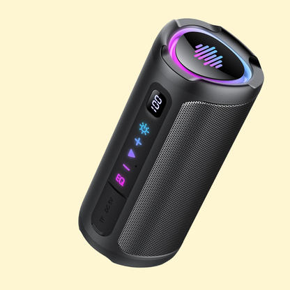 Felix – Vattentät trådlös Bluetooth-högtalare med dynamisk RGB-belysning och stereoljud
